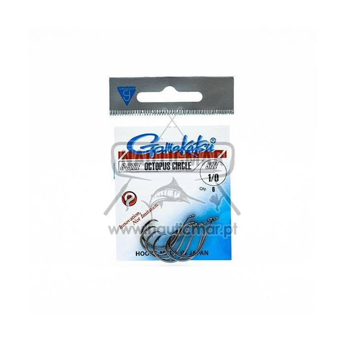 Anzóis Gamakatsu Octopus Circle Nº1/0 | Nauticmar