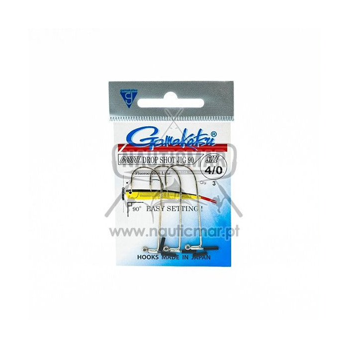 Anzóis Gamakatsu Dropshot Jig 90 Nº4/0 | Nauticmar