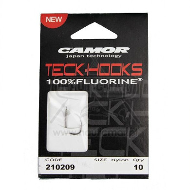 Anzóis Empatados Camor Teck 2597 Black Nº4 | Nauticmar