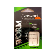 Anzóis Empatados Asari Worm Pro Nº2 0.35mm | Nauticmar