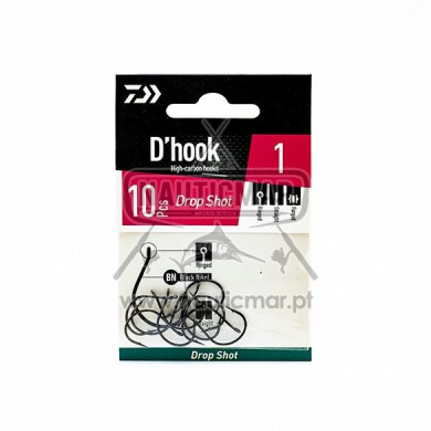 Anzóis Daiwa Drop Shot Nº1 10un | Nauticmar