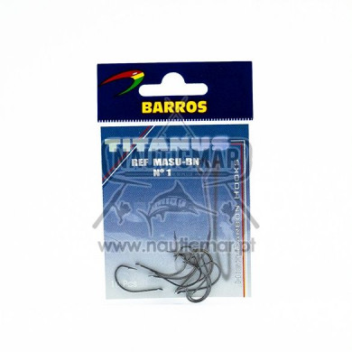Anzóis Barros Titanus Masu BN Nº1 | Nauticmar