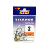 Anzóis Barros Titanus Pika BN Nº2 | Nauticmar
