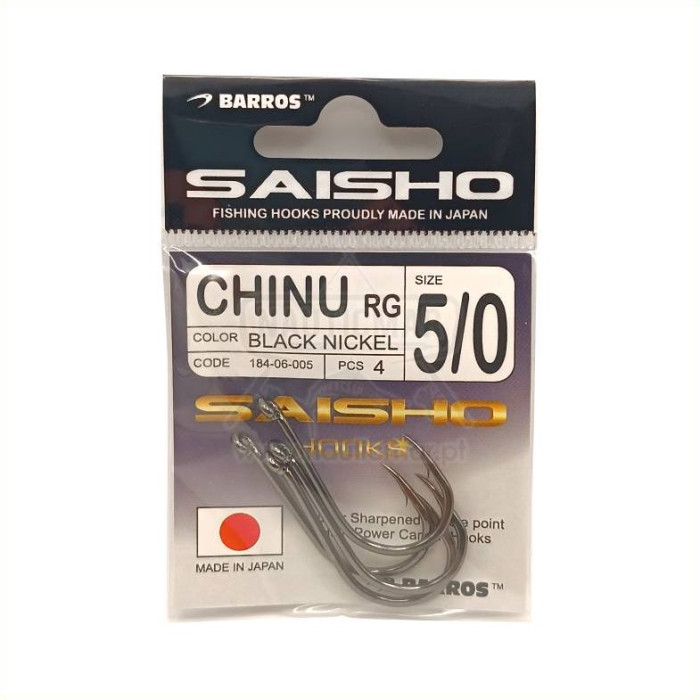 Anzóis Barros Saisho Chinu RG BN Nº5/0 | Nauticmar