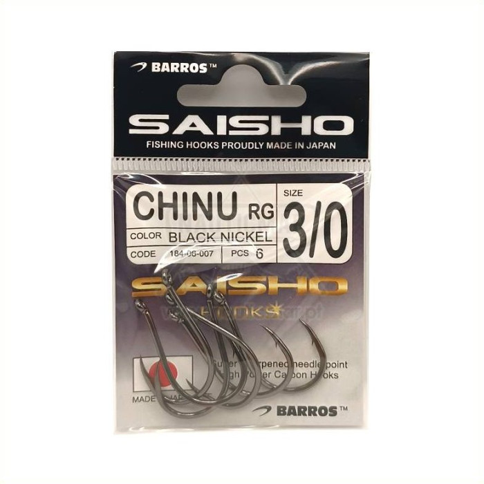 Anzóis Barros Saisho Chinu RG BN Nº3/0 | Nauticmar