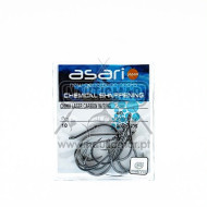 Anzóis Asari Chinu LC W/Ring A001ANOS Nº4/0 10un | Nauticmar