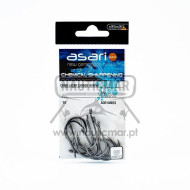 Anzóis Asari Chinu LC W/Ring A001ANOS Nº5/0 10un | Nauticmar