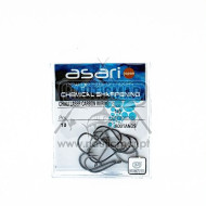 Anzóis Asari Chinu LC W/Ring A001ANOS Nº1/0 10un | Nauticmar