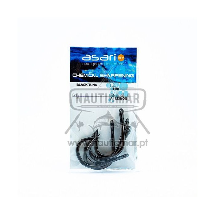 Anzóis Asari Black Tuna A4123NOS Nº11/0 5un | Nauticmar