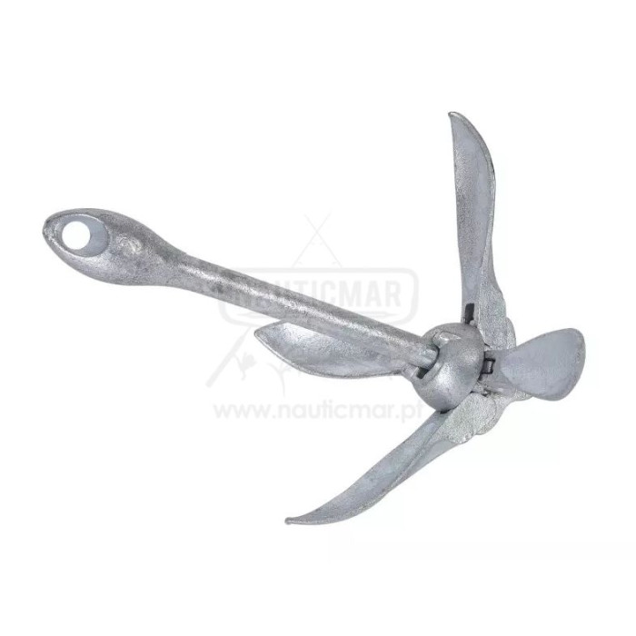 Âncora Galvanizada 4 Unhas 4kg | Nauticmar