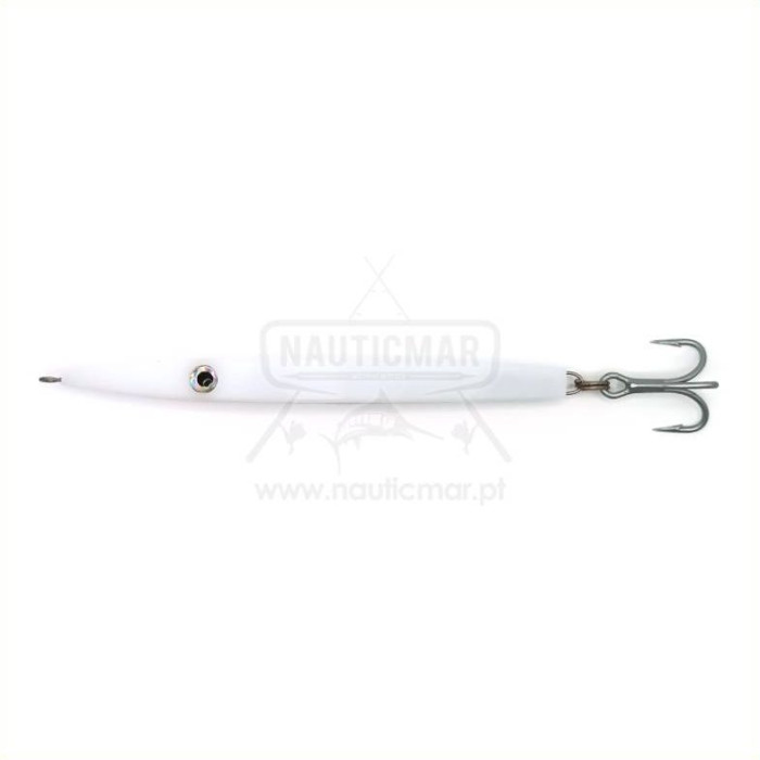 Amostra Samson Lures Slim Minnow 50g White | Nauticmar