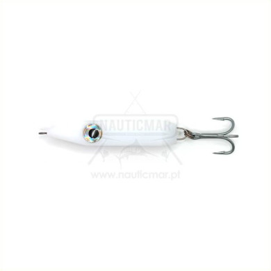 Amostra Samson Lures Fat Minnow 40g White | Nauticmar