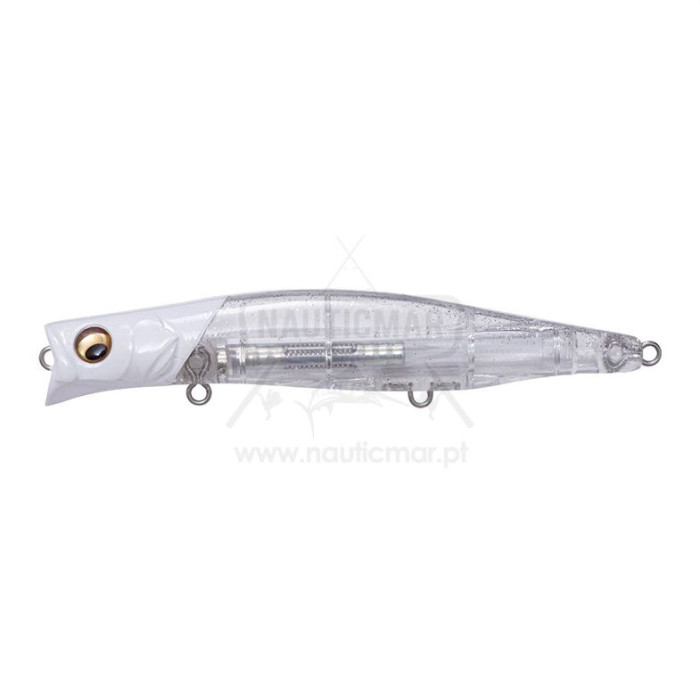 Amostra Megabass Kagelou 124F White Head | Nauticmar