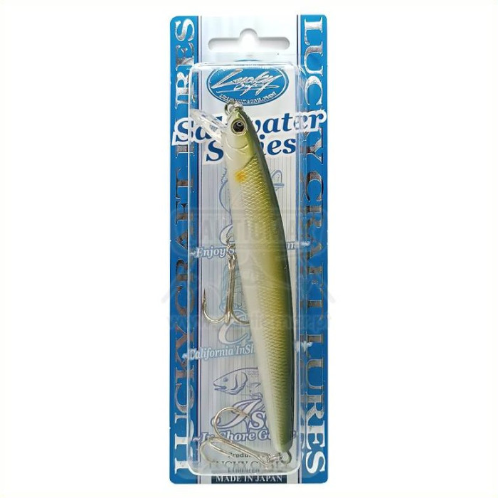 Amostra Lucky Craft SW Flash Minnow 130MR Pearlayu | Nauticmar