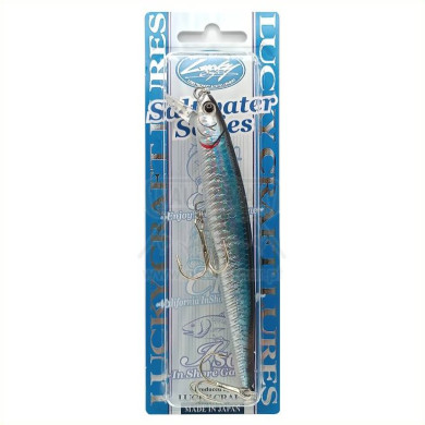 Amostra Lucky Craft SW Flash Minnow 130MR Aurorabk | Nauticmar