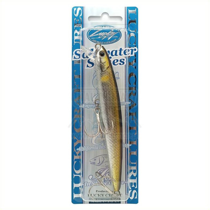 Amostra Lucky Craft SW Flash Minnow 130MR MET | Nauticmar