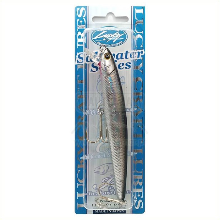 Amostra Lucky Craft SW Flash Minnow 130MR Anchovy | Nauticmar