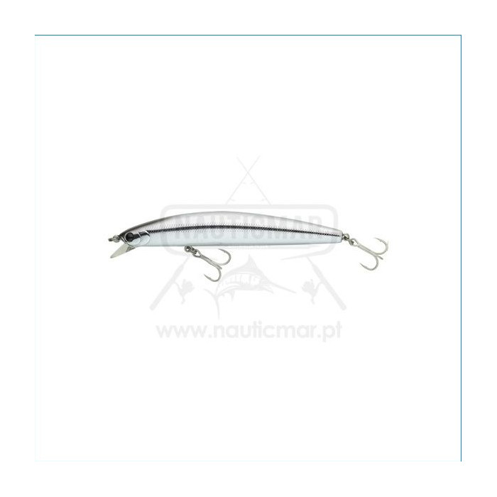 Amostra Daiwa D’minnow SW 130F 23g Chrome | Nauticmar