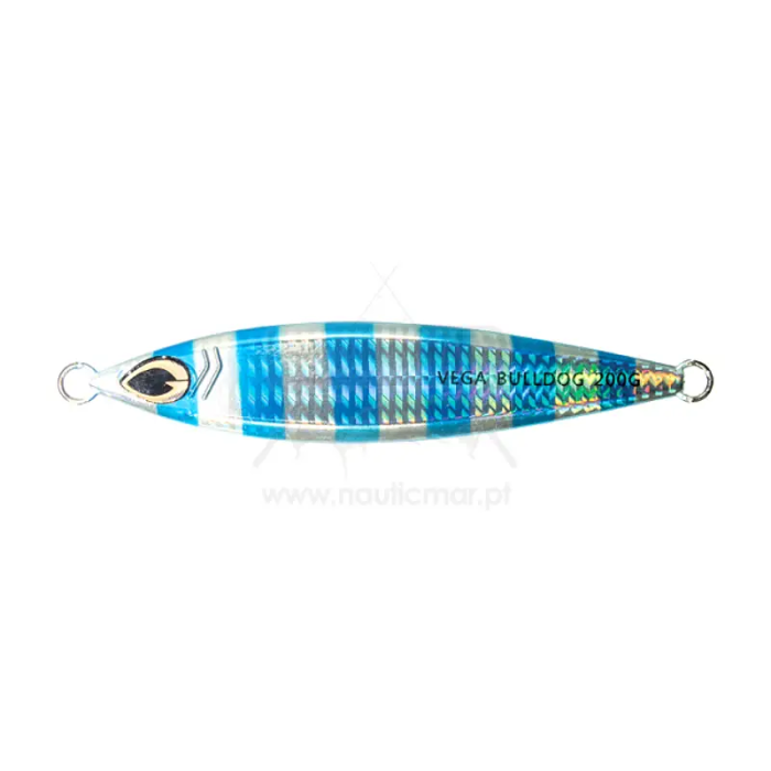 Zagaia Vega Bulldog Slow Jig 200g 02 Zebra Blue | Nauticmar