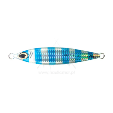 Zagaia Vega Bulldog Slow Jig 100g 02 Zebra Blue | Nauticmar