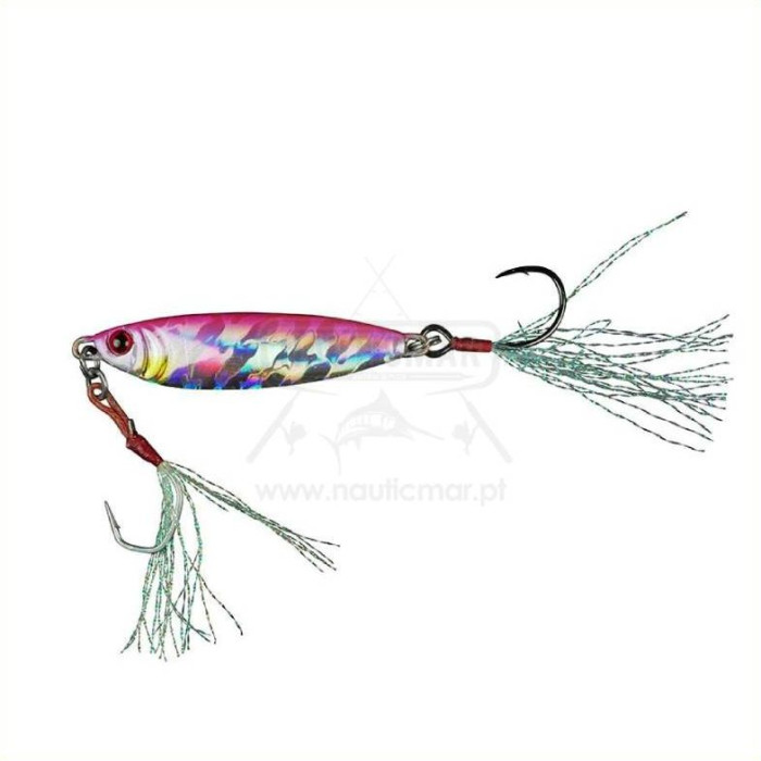 Zagaia Ragot Fat Jig 100g Pink Metal | Nauticmar
