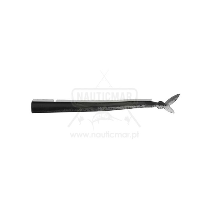 Vinil Tubertini SF Eel Attack 125mm 03 Black | Nauticmar