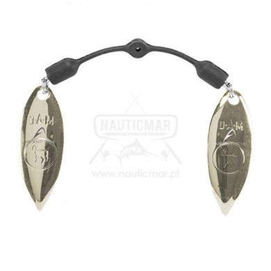 Twin Spinner Blades Dam Effzett Willow/Silver | Nauticmar
