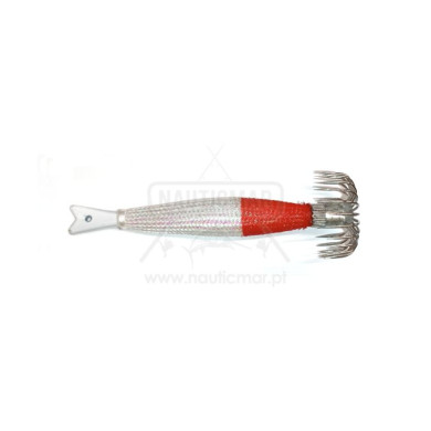 Toneira Vega 40g Branca/Vermelha | Nauticmar