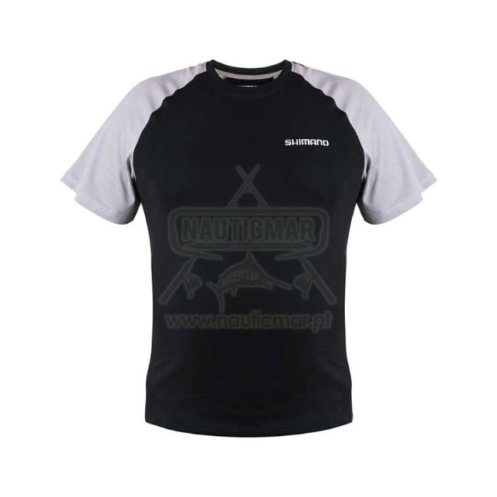 T-Shirt Shimano Preta XL | Nauticmar