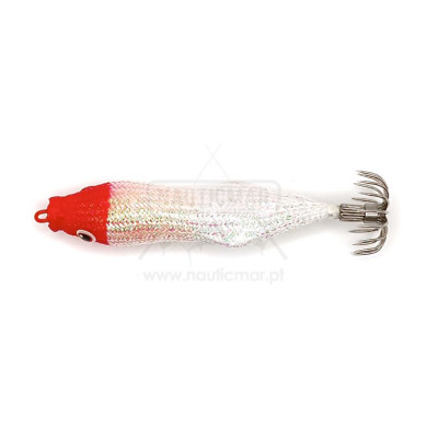 Toneira DTD Silicone Lignjic 27g Cabeça Vermelha | Nauticmar