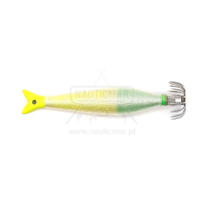 Toneira DTD Poseidon 35g Verde/Amarela | Nauticmar