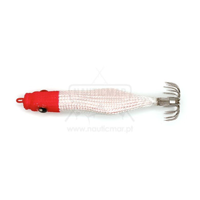 Toneira DTD Lignjic 35g Branca/Vermelha Cabeça Vermelha | Nauticmar