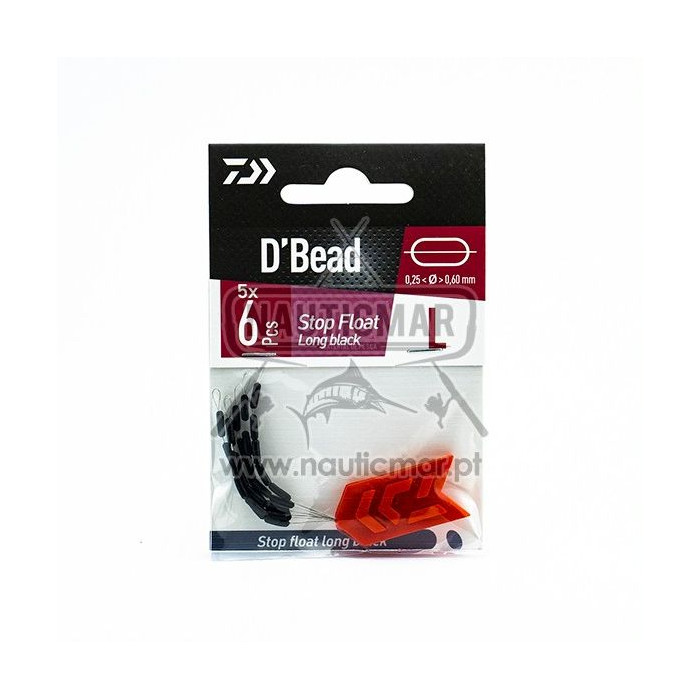 Stopper Daiwa D'Bead Longo Preto L | Nauticmar