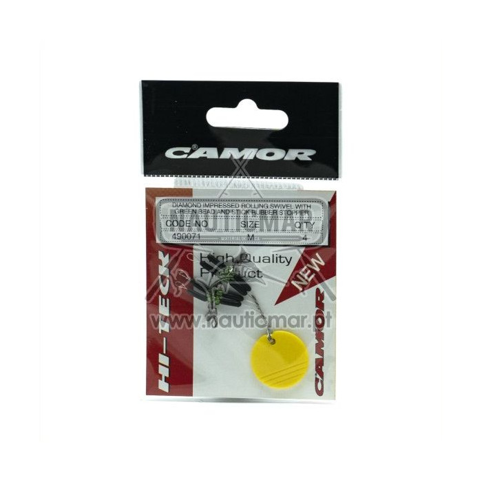 Stopper Camor Oliva com Pérola e Destorcedor M | Nauticmar
