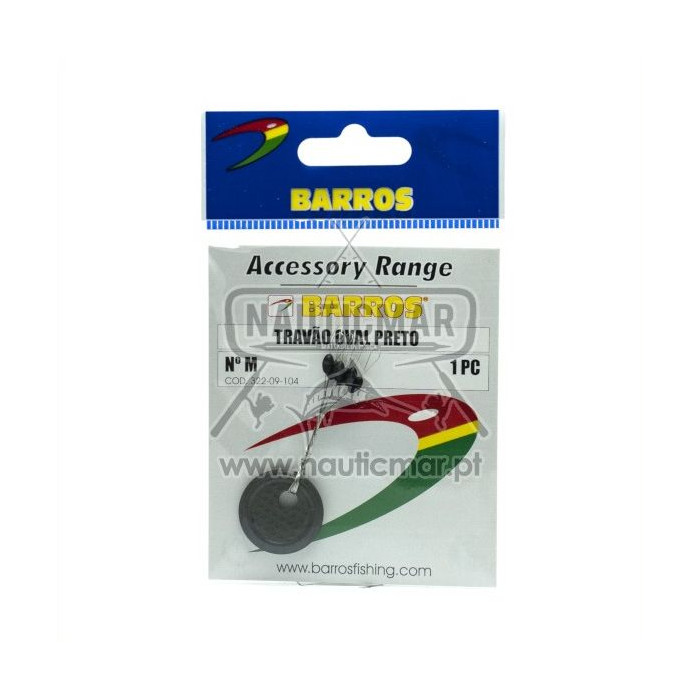 Stopper Barros Oval Preto M | Nauticmar