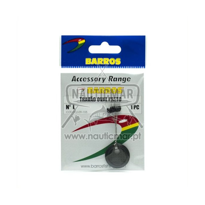 Stopper Barros Oval Preto L | Nauticmar