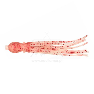 Polvo de Vinil Nikko 4.5" UV Vermelho Glow 4un | Nauticmar