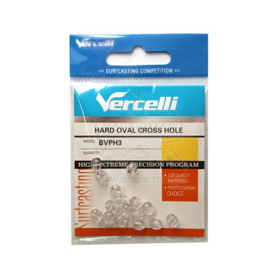 Pérolas Vercelli Cross Beads Transparente 6x4.7mm L | Nauticmar