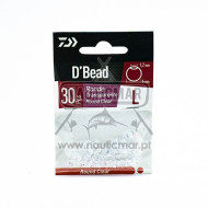 Pérolas Daiwa Redondas Transparente 6mm 30un | Nauticmar