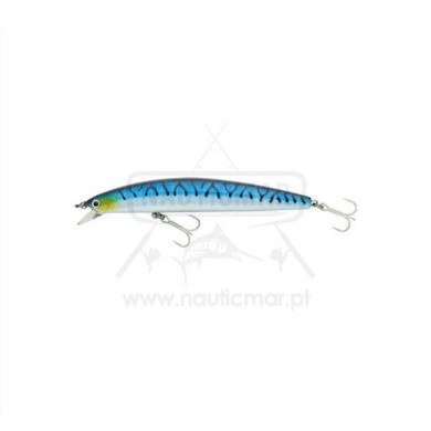 Amostra Daiwa D’minnow SW 130F 23g Blue Mackerel | Nauticmar