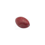 Chumbada Oliva Furada Revestida Vermelha 20g | Nauticmar