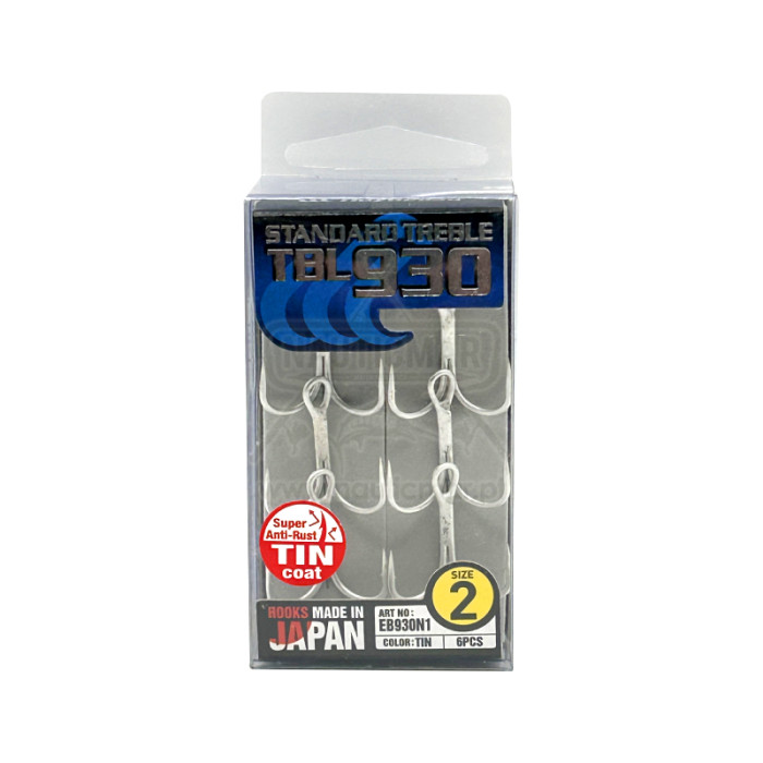 Anzóis Triplos Hayabusa TBL930 Nº2 6un | Nauticmar