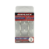 Anzóis Triplos Decoy Y-S21 Nº3 6un | Nauticmar