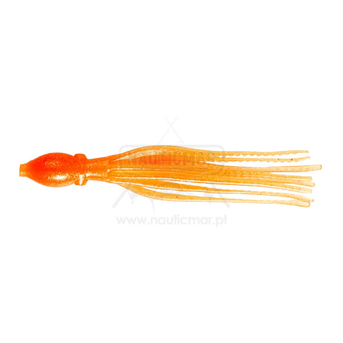 Polvo de Vinil Nikko 4.5" Seaberry Orange 4un | Nauticmar