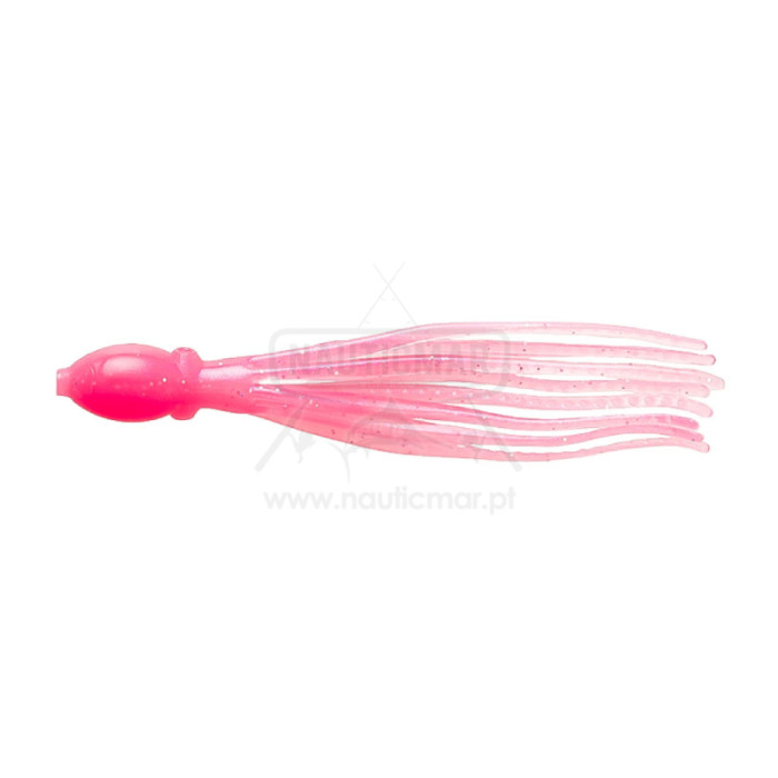 Polvo de Vinil Nikko 4.5" Coral Pink Glow 4un | Nauticmar