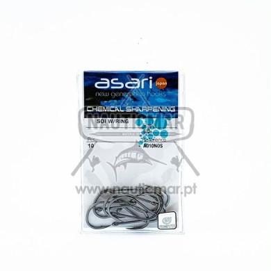 Anzóis Asari SOI W/Ring A010NOS Nº5/0 10un