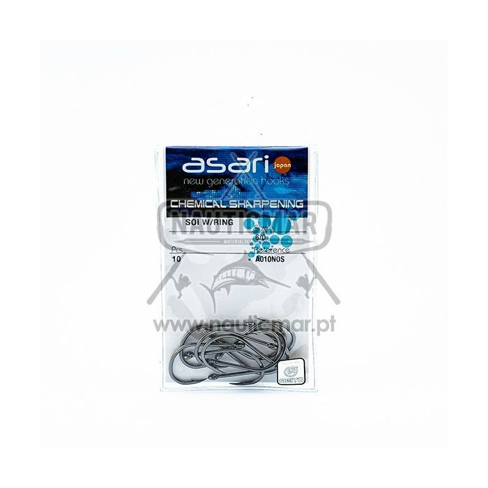 Anzóis Asari SOI W/Ring A010NOS Nº5/0 10un