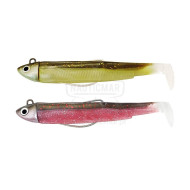Combo Duplo Fiiish Black Minnow 90 Nº2 Search 8g Sparkling Brown/Pink | Nauticmar
