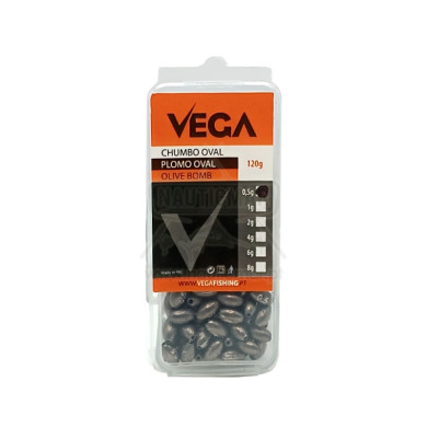 Chumbo Furado Vega 0.5g (Caixa ~120g) | Nauticmar