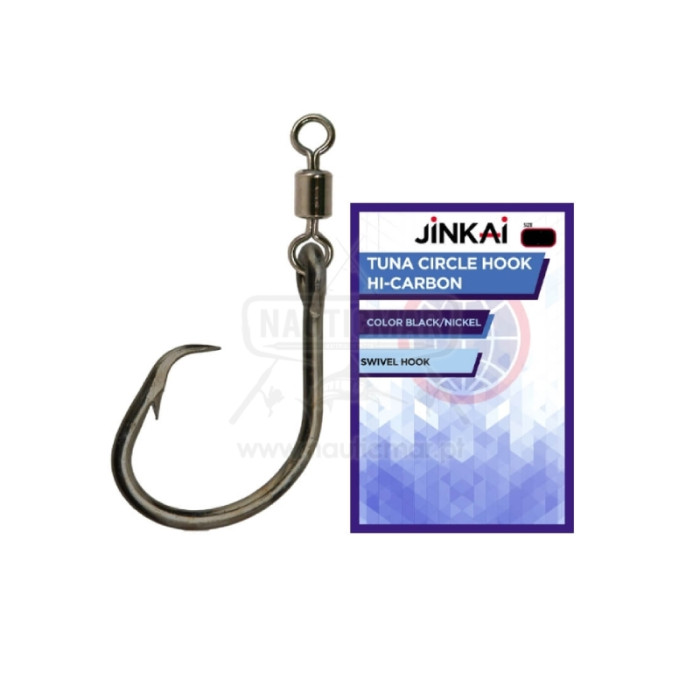 Anzóis Jinkai Tuna Circle com Destorcedor 10/0 | Nauticmar